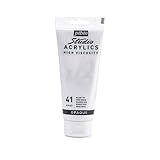 Pébéo - Acrílico Fine Studio - Pintura acrílica Blanco - Blanco Vivo - 100 ml