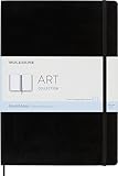 Moleskine - Cuaderno de Acuarela Art Collection, Dibujo con Tapa Dura y Cierre Elástico, Papel Adecuado para Acuarelas y Lápices de...