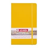 Talens Art Creation Sketchbook - Amarillo oro - 13x21 cm - 80 hojas - 140 g/m² - Diario de dibujo sin ácido
