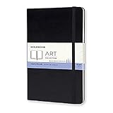 Moleskine - Art Collection Sketchbook, Cuaderno de Bocetos con Tapa Dura y Cierre Elástico, Papel Adecuado para Bolígrafos, Lápices y...