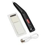Derwent 2305810 - Goma de Borrar Recargable Mediante USB, Incluye Cable Carga + 20 Recambios Goma, Ideal para Borrar con Gran Precisión,...
