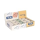MILAN Caja 30 gomas miga de pan 430 cuadrada