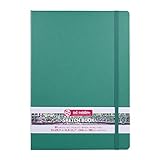 Talens Art Creation Cuaderno de bocetos (80 hojas, 21 x 29,7 cm), color verde bosqu