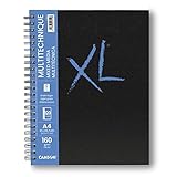 Canson XL Mix Media Cuaderno A4 60 hojas Ligero 160g, Blanco, C31200L022