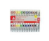 Holbein 12 colores acrílico la gouache set de estudio (importación de Japón