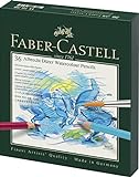 Faber-Castell 117538 - Estuche estudio con 36 ecolápices acuarelables, multicolo