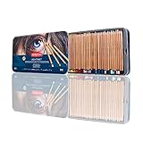 Derwent Lightfast Pencils Juego de 72 Lápices de Colores a Base de Aceite 100% Resistente a la Luz en 1 Caja Metálica (ver más)