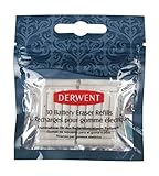 Derwent 2300023 - Gomas de recambio para borrador a pilas, color blanco