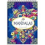 Libros de Mandalas para Colorear para Adultos Colorya - Tamaño A4 - Libro para Pintar Mandala para Adultos - Papel de Primera Calidad, Sin... (ver más)