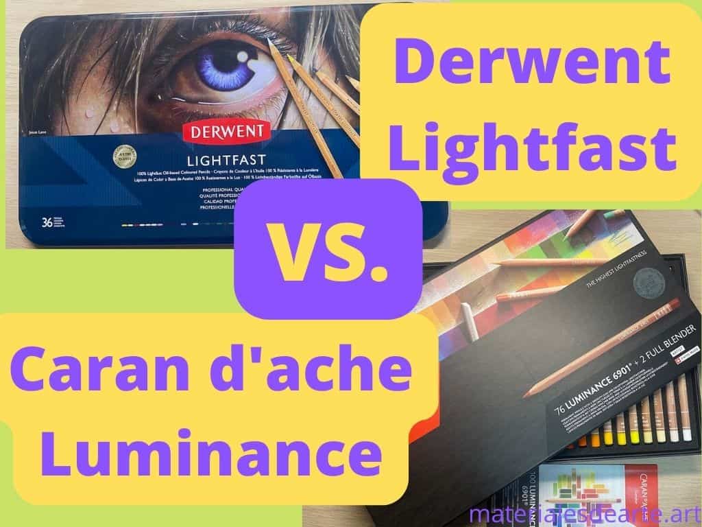 Derwent Lightfast vs carandache luminance