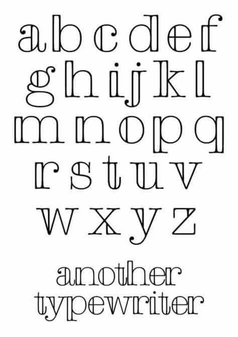 plantillas de abecedario de lettering plantillas de abecedario de lettering