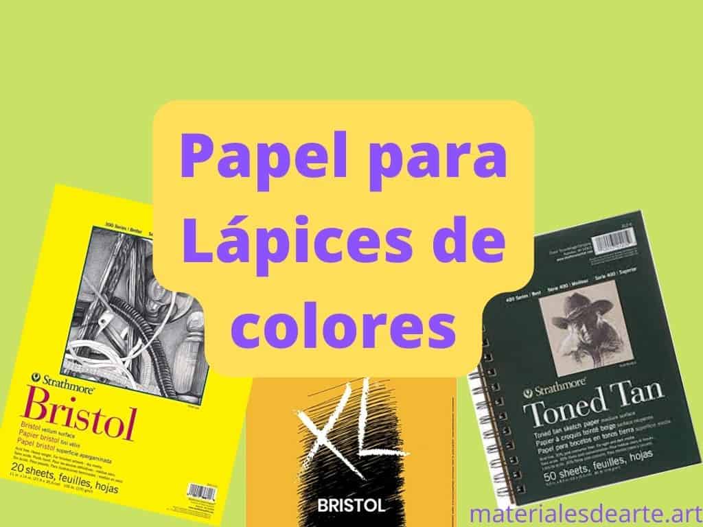 papel para lápices de colores
