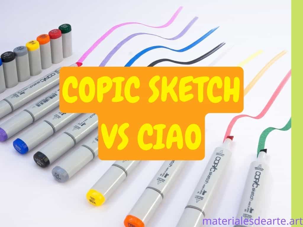 Copic Sketch VS Copic Ciao: Diferencias y Semejanzas