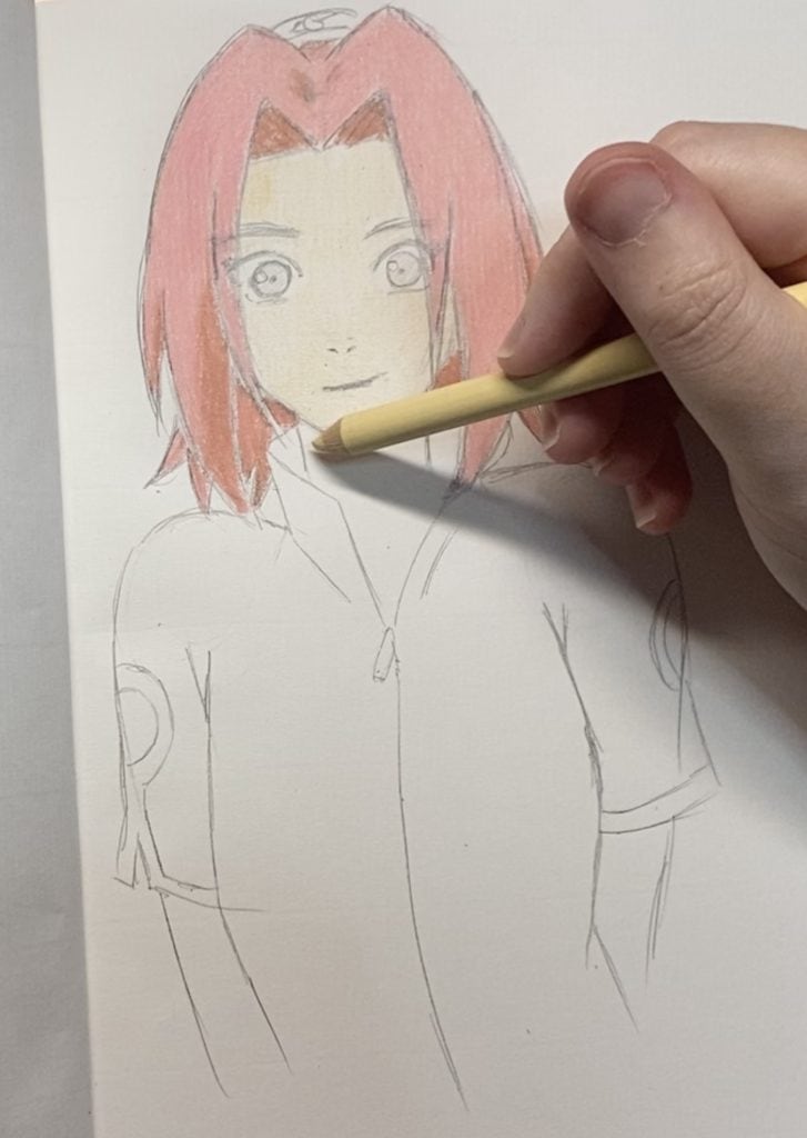 Como Dibujar a Sakura Haruno paso a paso Como Dibujar a Sakura Haruno paso a paso