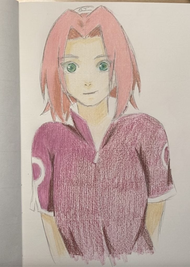 Como Dibujar a Sakura Haruno paso a paso Como Dibujar a Sakura Haruno paso a paso
