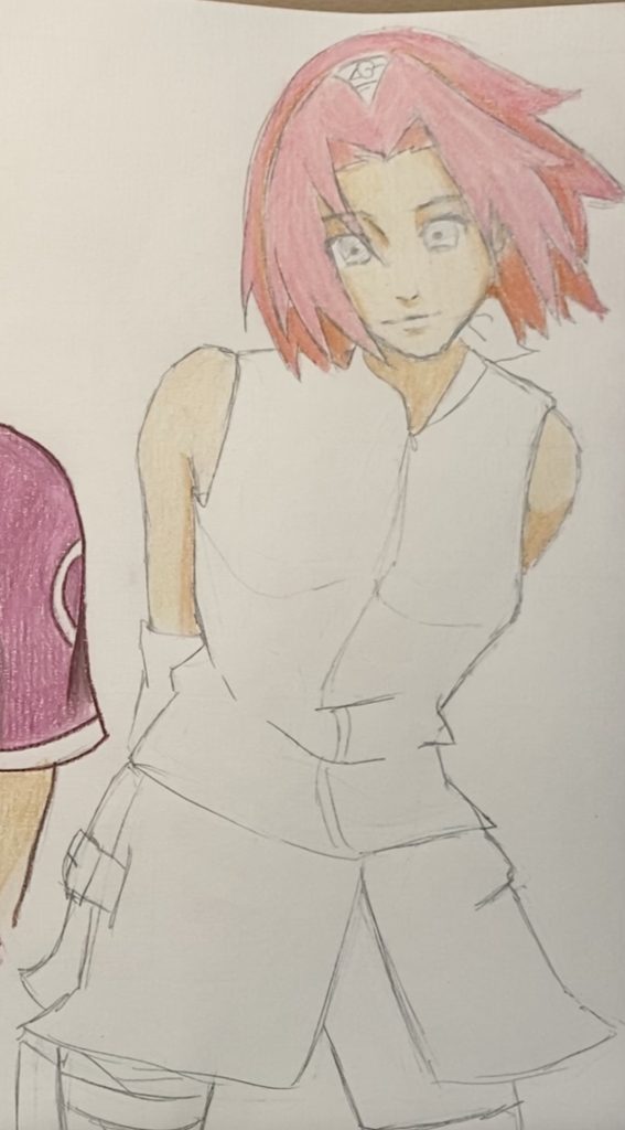 Como Dibujar a Sakura Haruno paso a paso Como Dibujar a Sakura Haruno paso a paso