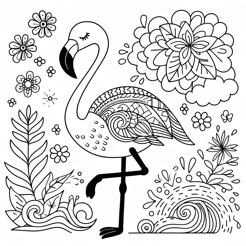 un flamenco (animal)