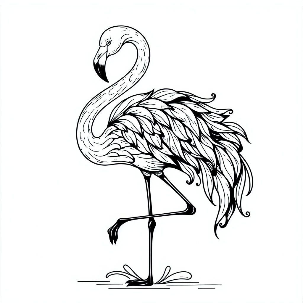un flamenco (animal)